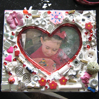 mosaic picture frame